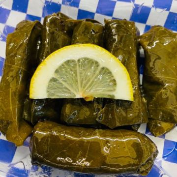 Grape Leaves Stuffed w/ White Rice & Meat