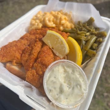 Fish fry plate