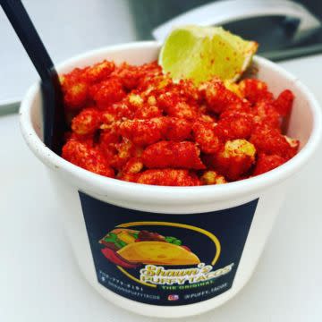 Flaming Hot Cheetos Corn in a Cup