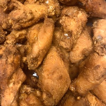 6pc wings and fries