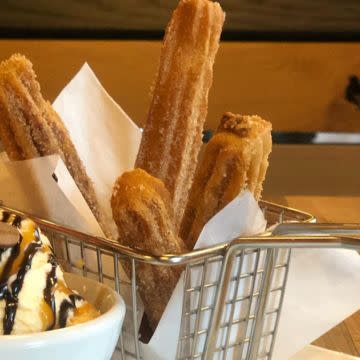 Bavarian Cream Filled Churro