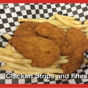 Chicken Strips and Fries 