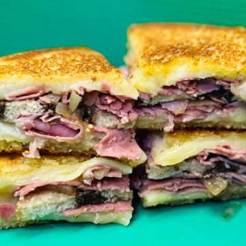 Corned Beef Grilled Cheese