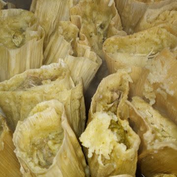 Chicken Verde Tamales