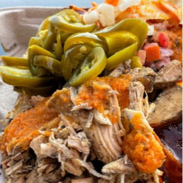 Pulled jerk chicken