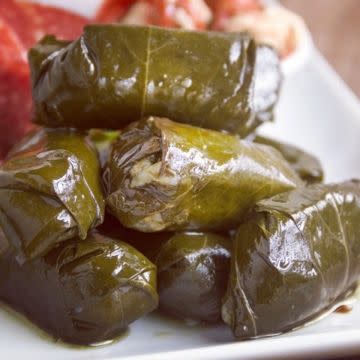 Dolmades w/ Tzatziki