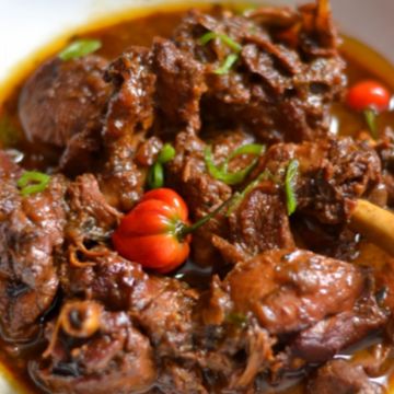 Jamaican boneless jerk chicken bowl with Browning gravy 