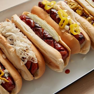 2 All beef  hot dogs
