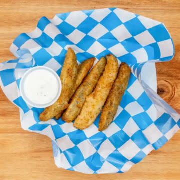 5pcs Fried Pickles Spears 