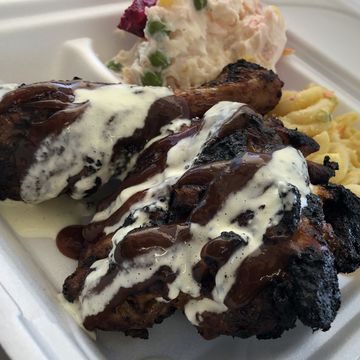 Trini-BBQ Chicken Plate