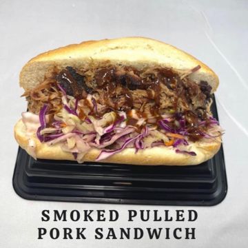 Smoked Pulled Pork Sandwich 