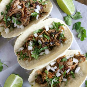 4 Carnitas Tacos / Pork