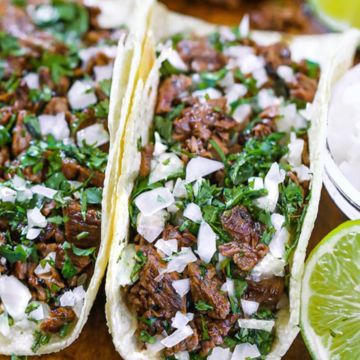 4 Steak Tacos / Carne Asada