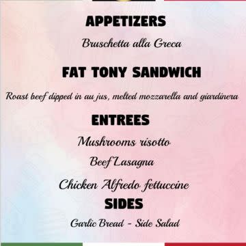 Coorporate Lunch & Dinner 