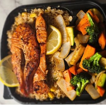Hibachi Salmon