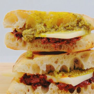Manchego Pesto sandwich