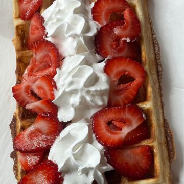Fresh Strawberry and Whip