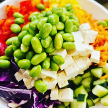 Edamame-Tofu Combo Bowl