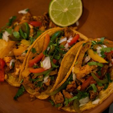Grilled Chicken & Veggies Taco