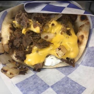 Cheesesteak Pita Wrap