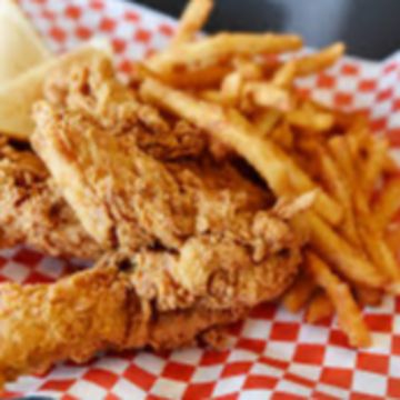 Chicken tenders and fries