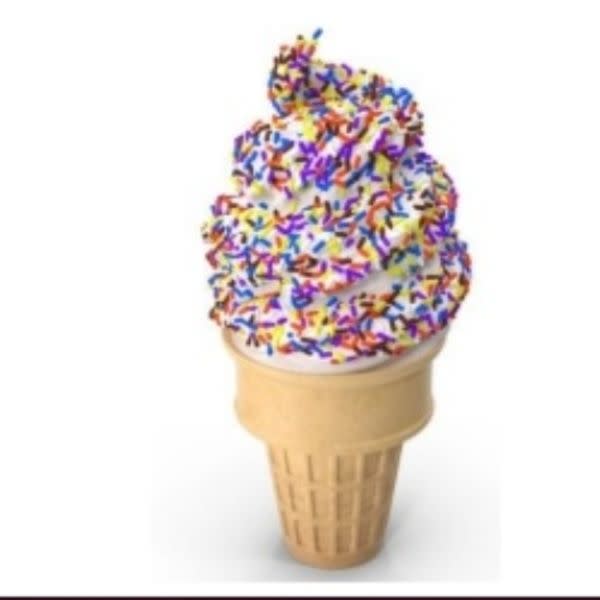 Rainbow Sprinkle Cone or Cup