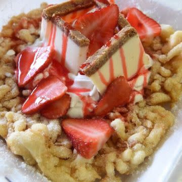 CHEESECAKE FUNNEL CAKES