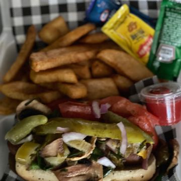 Smoked  Apple & Sage Plant-Based Sausage w/ Fries