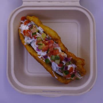 Indian Fried Bread Mini Wrap