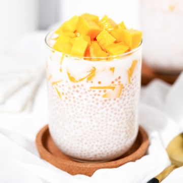 Coconut Mango Tapicoa Pudding