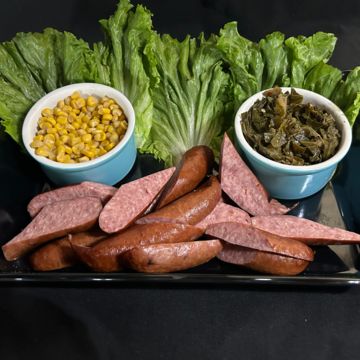 Sausage dinner plater