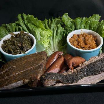 3 meats dinner platter