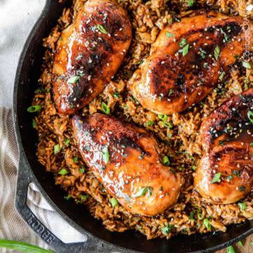 Teriyaki Chicken over Rice