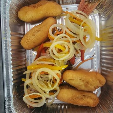 Escovich red snapper w/ festival 
