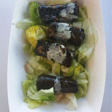 Dolmas or Greek Salad