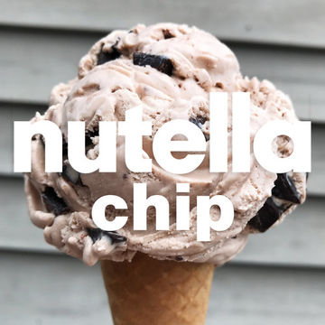 Nutella Chip Ice Cream