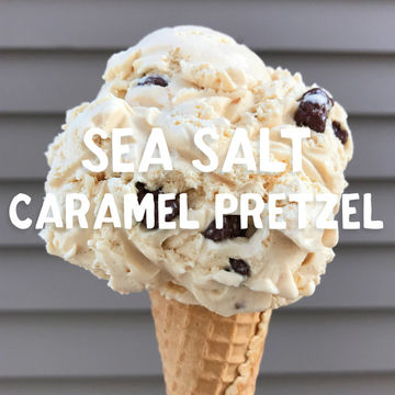 Sea Salt Caramel Pretzel Ice Cream	