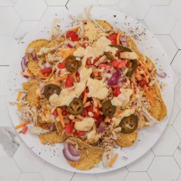 Jerk Chicken Nachos 