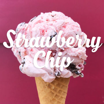 Wild Strawberry Chip Ice Cream