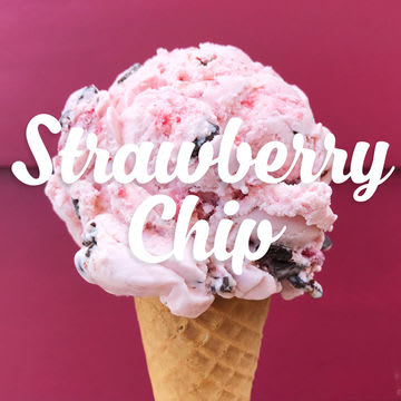 Wild Strawberry Chip Ice Cream