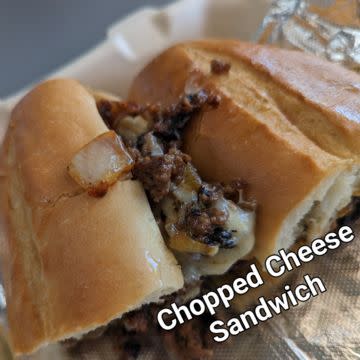 Chopped cheese sandwich 