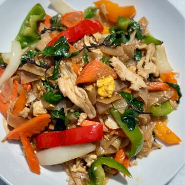 Drunken noodles