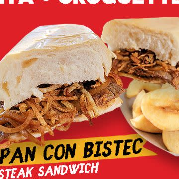 Pan con Bistec