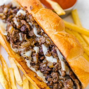 Philly Cheesesteak Sandwich Meal