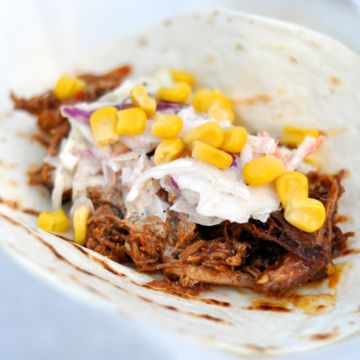 Pulled Prehistoric Pork Taco