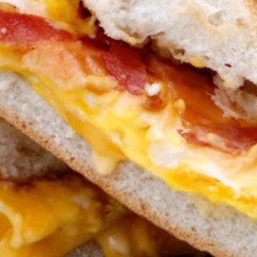 Bacon Egg & Cheese Breakfast Sandwich
