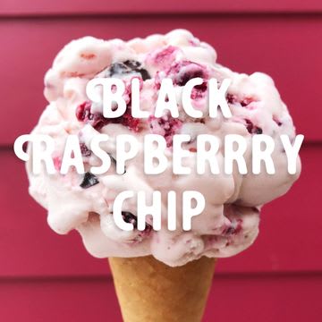 Black Raspberry Chip Ice Cream