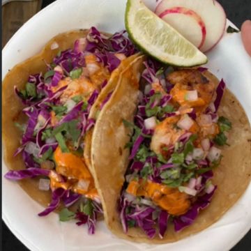 Three Shrimp Tacos 