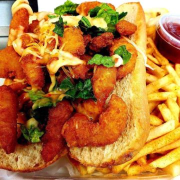 Shrimp Po Boy Combo 
