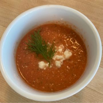 Traditional Spanish Gazpacho 